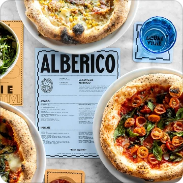 Omslag til Pizzeria Alberico